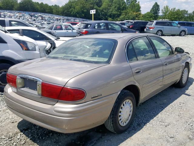 1G4HP54K61U229277 - 2001 BUICK LESABRE CU TAN photo 4