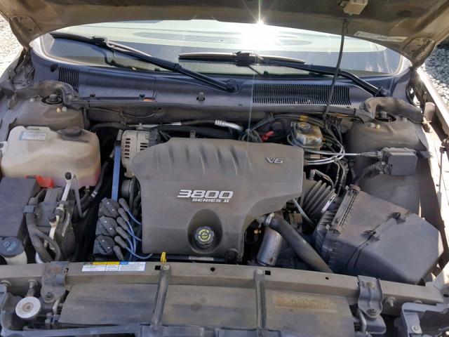 1G4HP54K61U229277 - 2001 BUICK LESABRE CU TAN photo 7