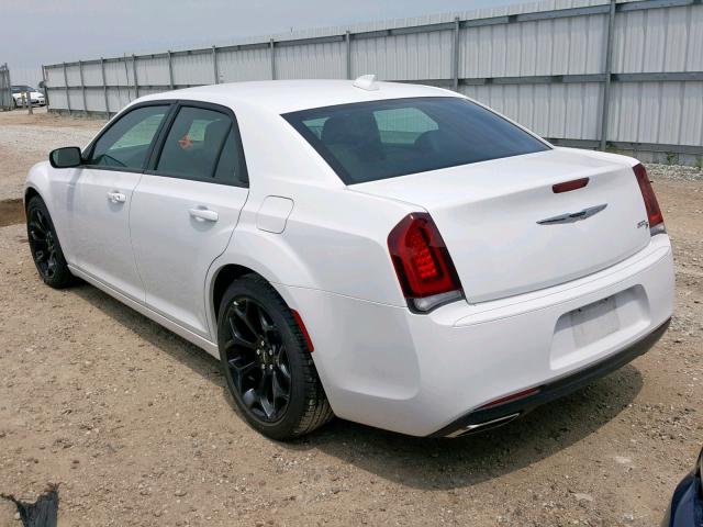 2C3CCABG8KH628847 - 2019 CHRYSLER 300 S WHITE photo 3