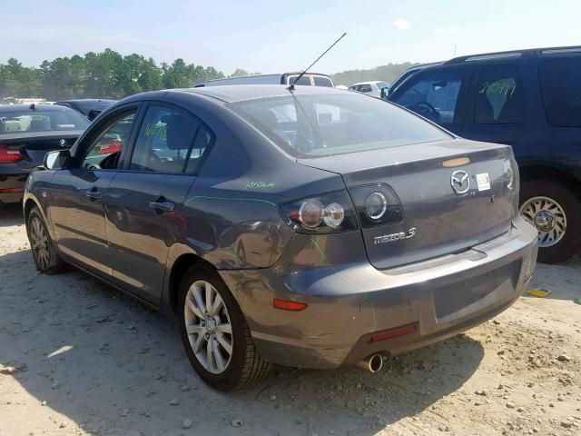 JM1BK32FX81783727 - 2008 MAZDA 3 I GRAY photo 3