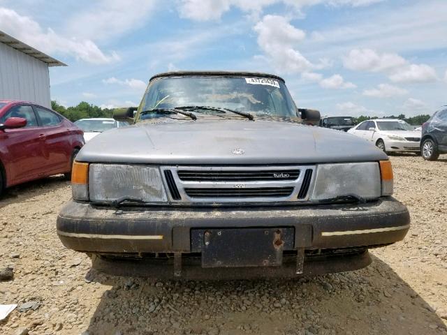 YS3AL75L1R7000982 - 1994 SAAB 900 SILVER photo 9