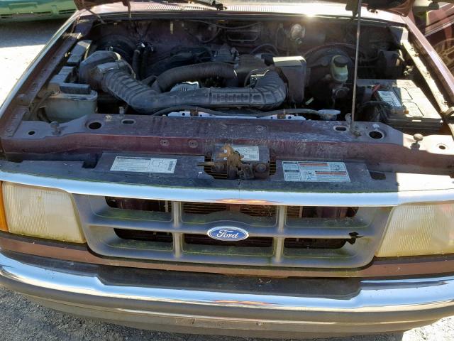 1FTCR14U5RPB55489 - 1994 FORD RANGER SUP PURPLE photo 7