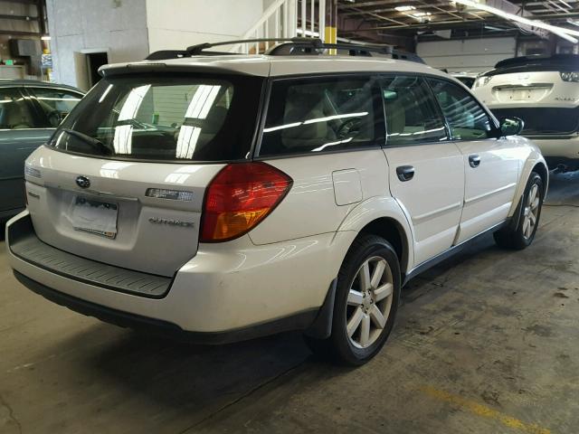 4S4BP61C167330967 - 2006 SUBARU LEGACY OUT WHITE photo 4