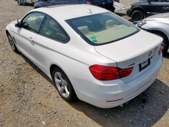 WBA3N9C59FK246615 - 2015 BMW 428 XI WHITE photo 3