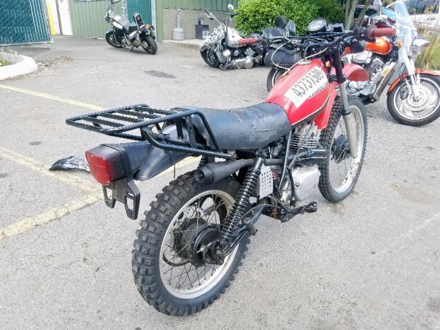 MD010XBM302144 - 1981 HONDA XL250 S RED photo 4