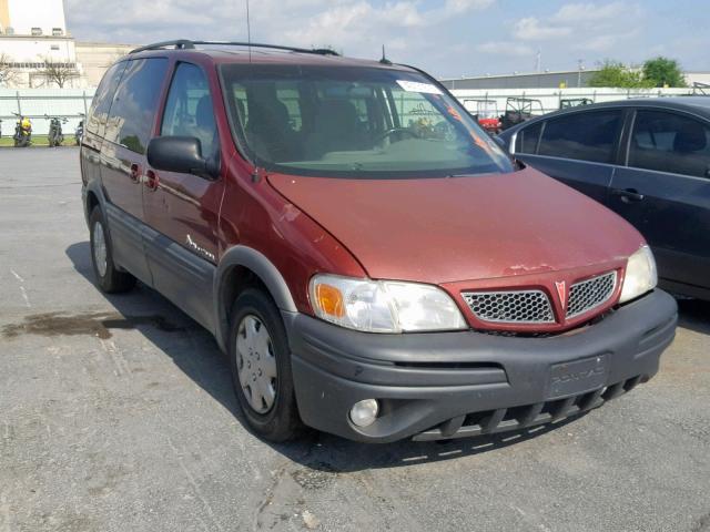 1GMDU03E23D286181 - 2003 PONTIAC MONTANA BURGUNDY photo 1