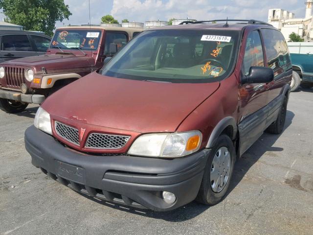 1GMDU03E23D286181 - 2003 PONTIAC MONTANA BURGUNDY photo 2