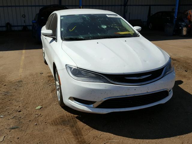 1C3CCCAB3FN502068 - 2015 CHRYSLER 200 LIMITE WHITE photo 1