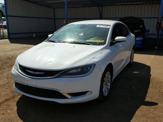 1C3CCCAB3FN502068 - 2015 CHRYSLER 200 LIMITE WHITE photo 2