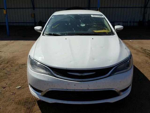 1C3CCCAB3FN502068 - 2015 CHRYSLER 200 LIMITE WHITE photo 9