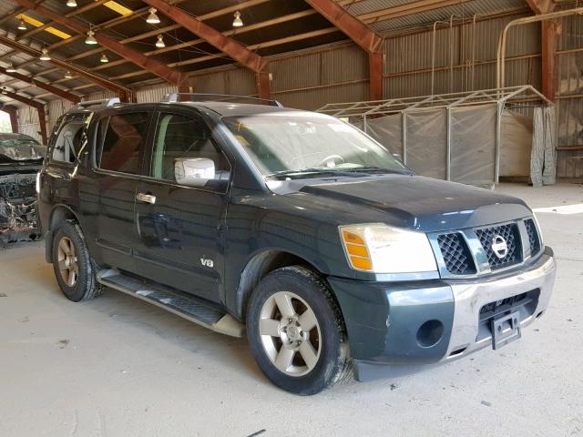 5N1AA08A27N709147 - 2007 NISSAN ARMADA SE GREEN photo 1