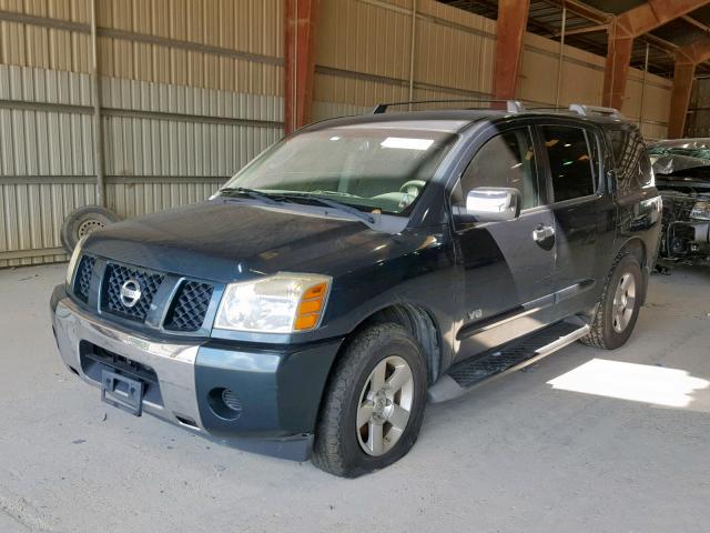 5N1AA08A27N709147 - 2007 NISSAN ARMADA SE GREEN photo 2