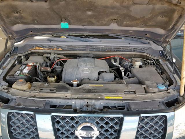 5N1AA08A27N709147 - 2007 NISSAN ARMADA SE GREEN photo 7