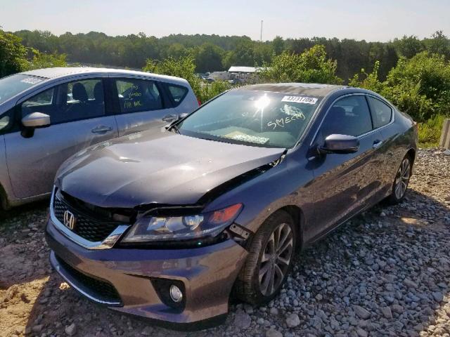 1HGCT2B89EA003663 - 2014 HONDA ACCORD EXL GRAY photo 2