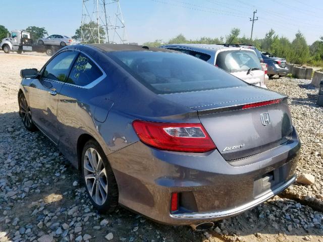 1HGCT2B89EA003663 - 2014 HONDA ACCORD EXL GRAY photo 3