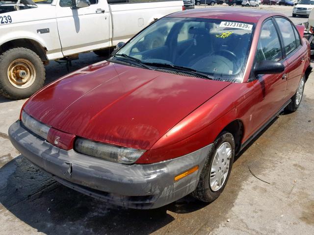 1G8ZH5289TZ326406 - 1996 SATURN SL1 RED photo 2