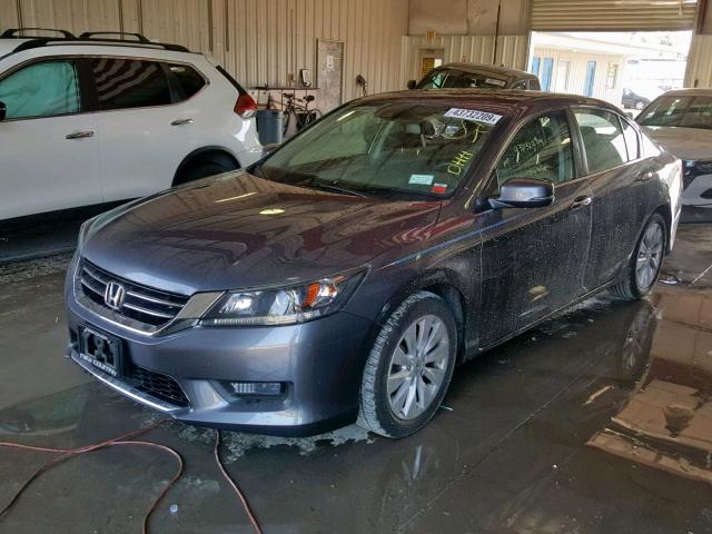 1HGCR2F89FA073450 - 2015 HONDA ACCORD EXL GRAY photo 2