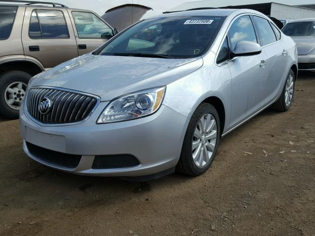 1G4PV5SK4G4169304 - 2016 BUICK VERANO 1SV SILVER photo 2