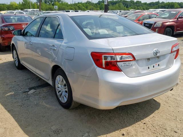 4T4BF1FK3CR159440 - 2012 TOYOTA CAMRY BASE SILVER photo 3