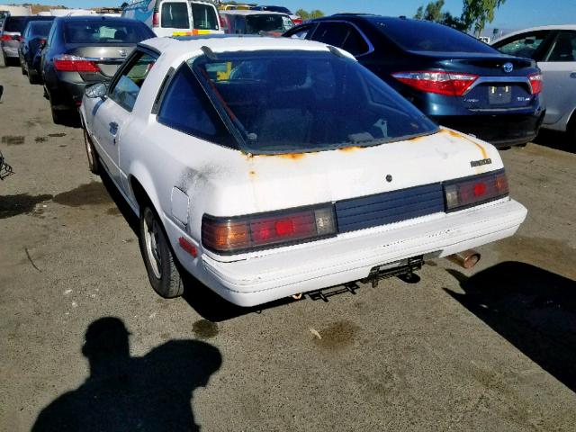 JM1FB3314E0833494 - 1984 MAZDA RX7 12A WHITE photo 3