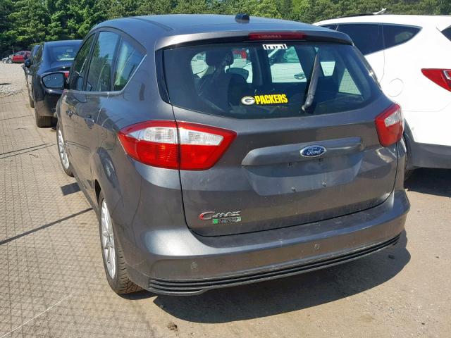 1FADP5CU2EL503825 - 2014 FORD C-MAX PREM GRAY photo 3