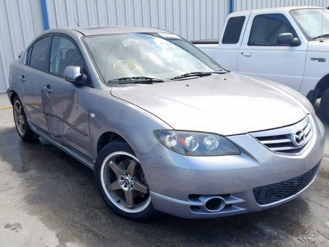 JM1BK123241177083 - 2004 MAZDA 3 S GRAY photo 1