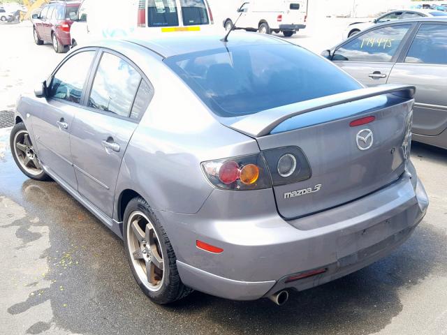 JM1BK123241177083 - 2004 MAZDA 3 S GRAY photo 3