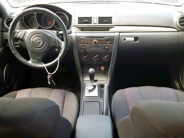 JM1BK123241177083 - 2004 MAZDA 3 S GRAY photo 9