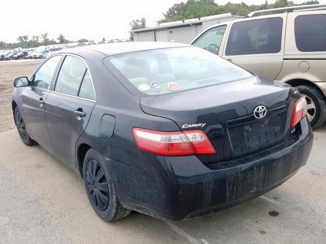 4T1BE46K97U681011 - 2007 TOYOTA CAMRY NEW BLACK photo 3