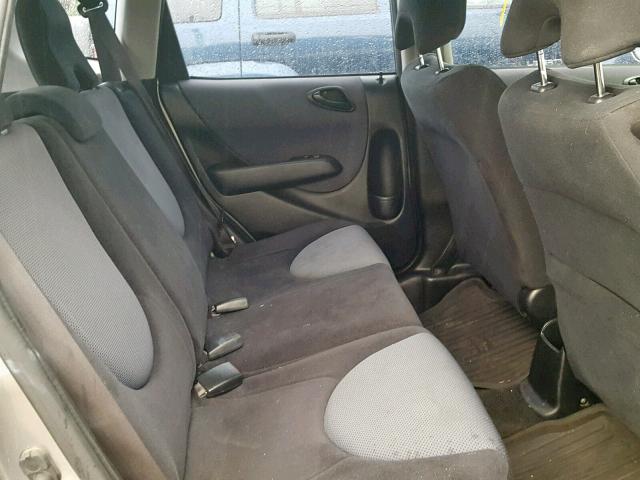 JHMGD38687S037095 - 2007 HONDA FIT S 灰色 照片 6