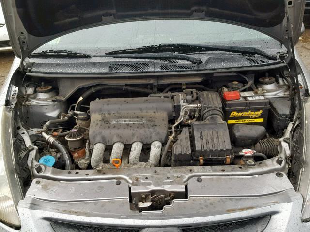 JHMGD38687S037095 - 2007 HONDA FIT S 灰色 照片 7
