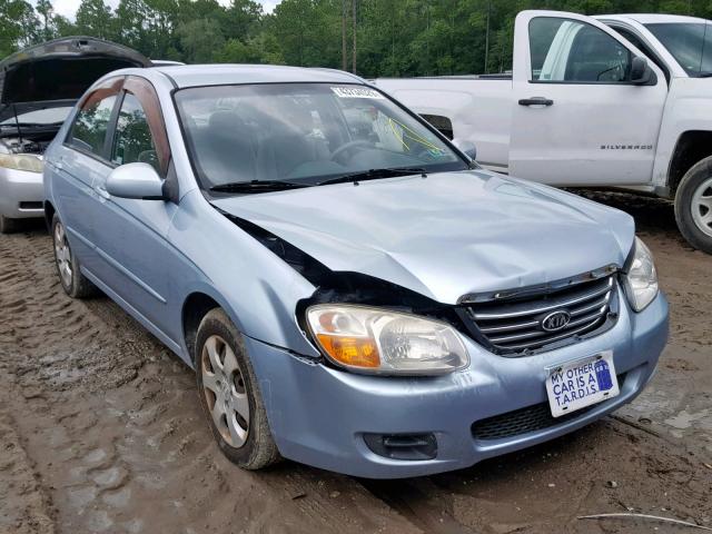 KNAFE122785513323 - 2008 KIA SPECTRA EX BLUE photo 1