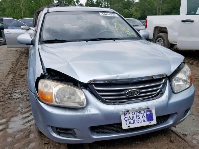 KNAFE122785513323 - 2008 KIA SPECTRA EX BLUE photo 9