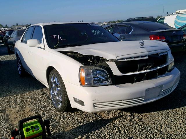 1G6KD54Y34U107443 - 2004 CADILLAC DEVILLE WHITE photo 1