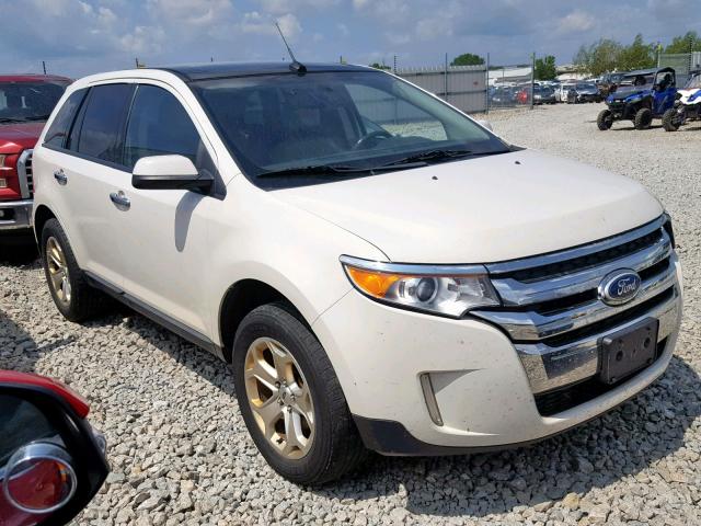 2FMDK4JC6BBB25092 - 2011 FORD EDGE SEL WHITE photo 1