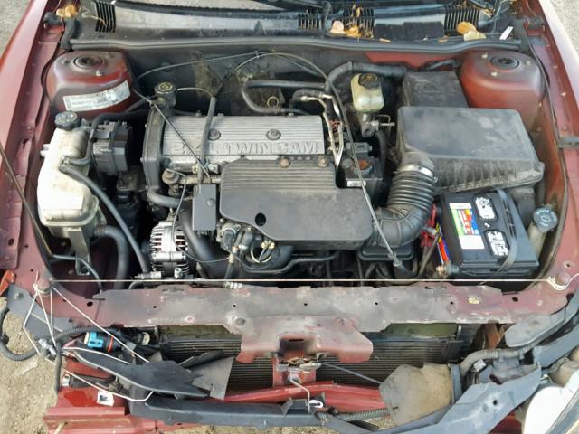 1G2NF52T2YM765521 - 2000 PONTIAC GRAND AM S MAROON photo 7