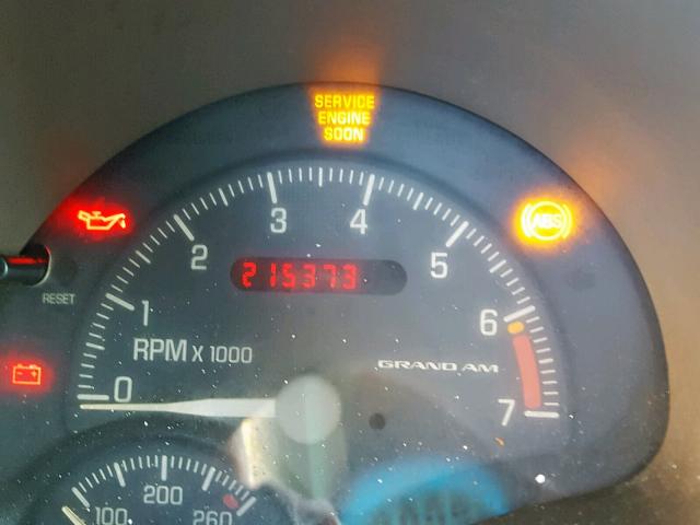 1G2NF52T2YM765521 - 2000 PONTIAC GRAND AM S MAROON photo 8