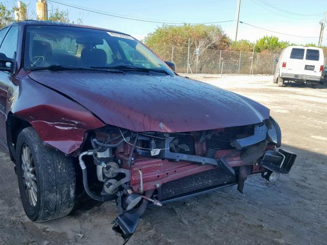 1G2NF52T2YM765521 - 2000 PONTIAC GRAND AM S MAROON photo 9