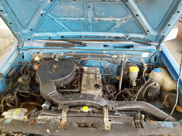 1N6SD16S4SC415736 - 1995 NISSAN TRUCK KING BLUE photo 7