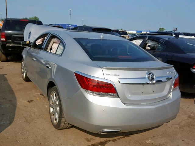 1G4GE5GV6AF223409 - 2010 BUICK LACROSSE C SILVER photo 3