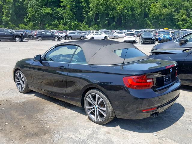 WBA1L9C58GV767130 - 2016 BMW 228 XI BLACK photo 3