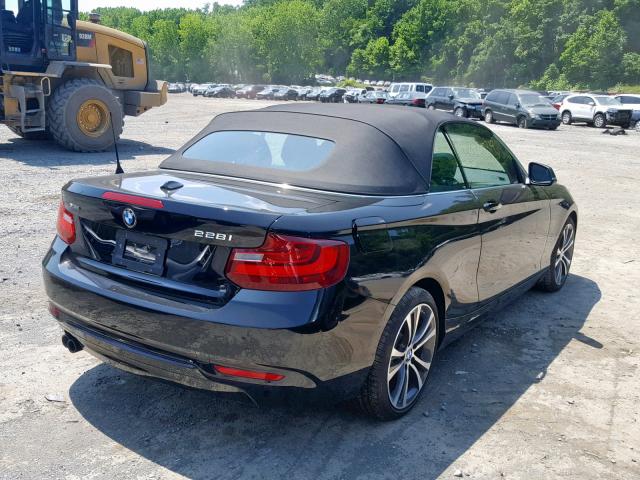 WBA1L9C58GV767130 - 2016 BMW 228 XI BLACK photo 4