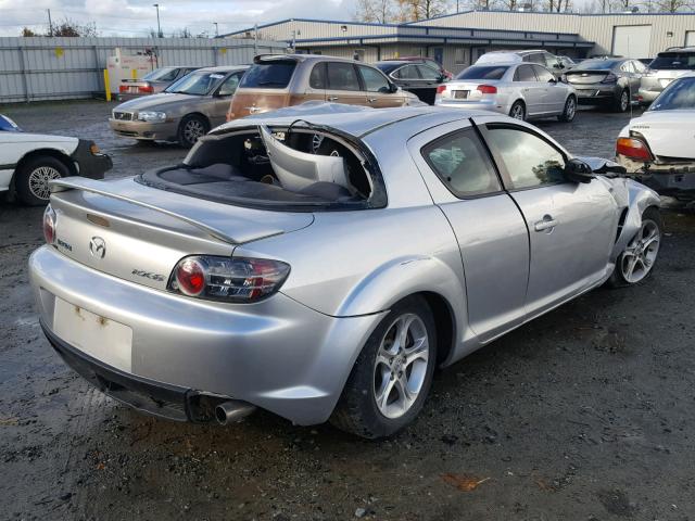 JM1FE173170207833 - 2007 MAZDA RX8 SILVER photo 4