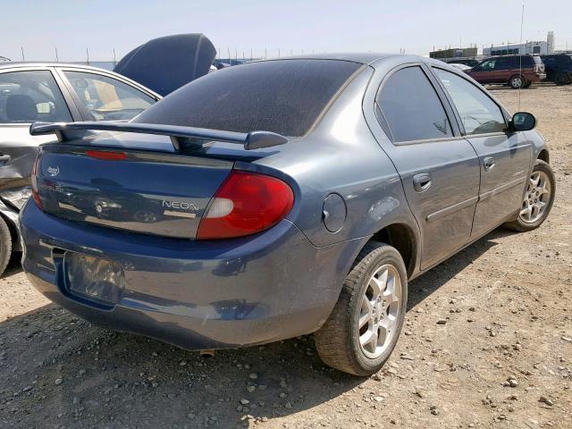 1C3ES46C61D254657 - 2001 CHRYSLER NEON GRAY photo 4