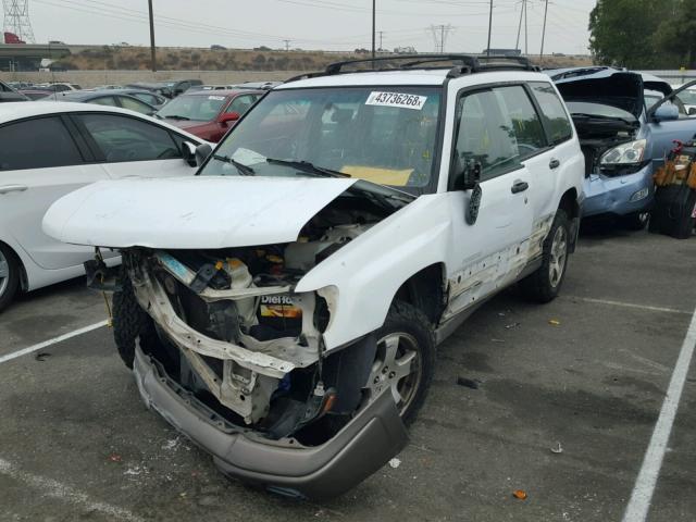 JF1SF6558YG706916 - 2000 SUBARU FORESTER S WHITE photo 2