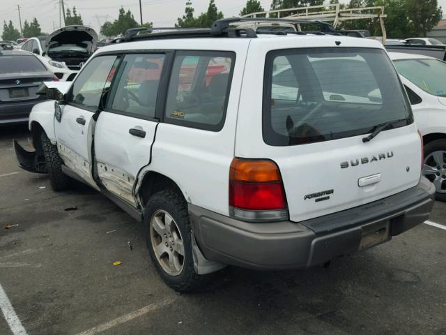 JF1SF6558YG706916 - 2000 SUBARU FORESTER S WHITE photo 3
