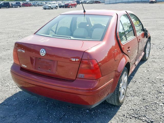 3VWSD29M5YM161691 - 2000 VOLKSWAGEN JETTA GLS RED photo 4