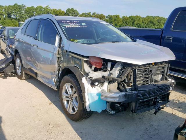 2FMPK3J92KBB75547 - 2019 FORD EDGE SEL SILVER photo 1