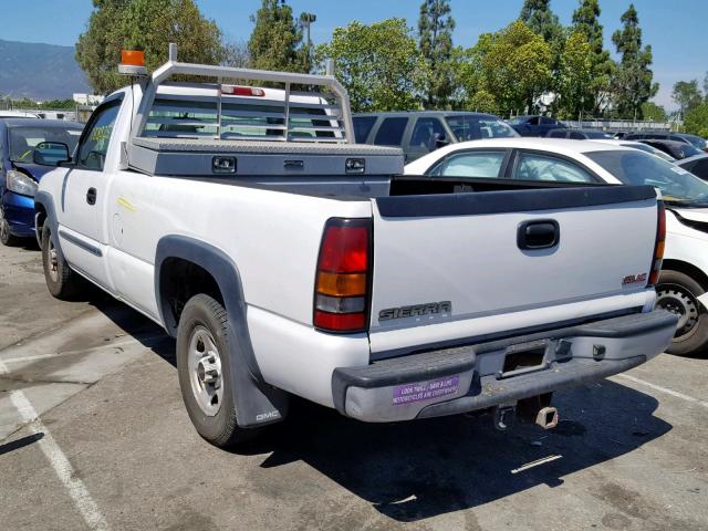 1GTEC14V84E399113 - 2004 GMC NEW SIERRA WHITE photo 3