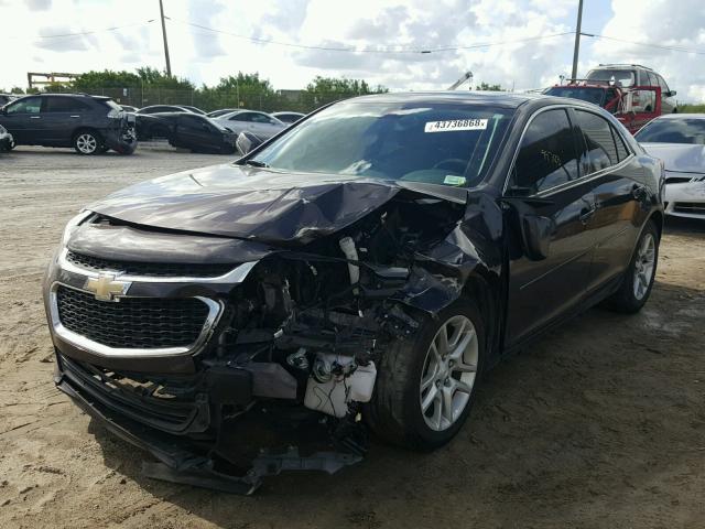 1G11C5SL2FF184615 - 2015 CHEVROLET MALIBU 1LT MAROON photo 2